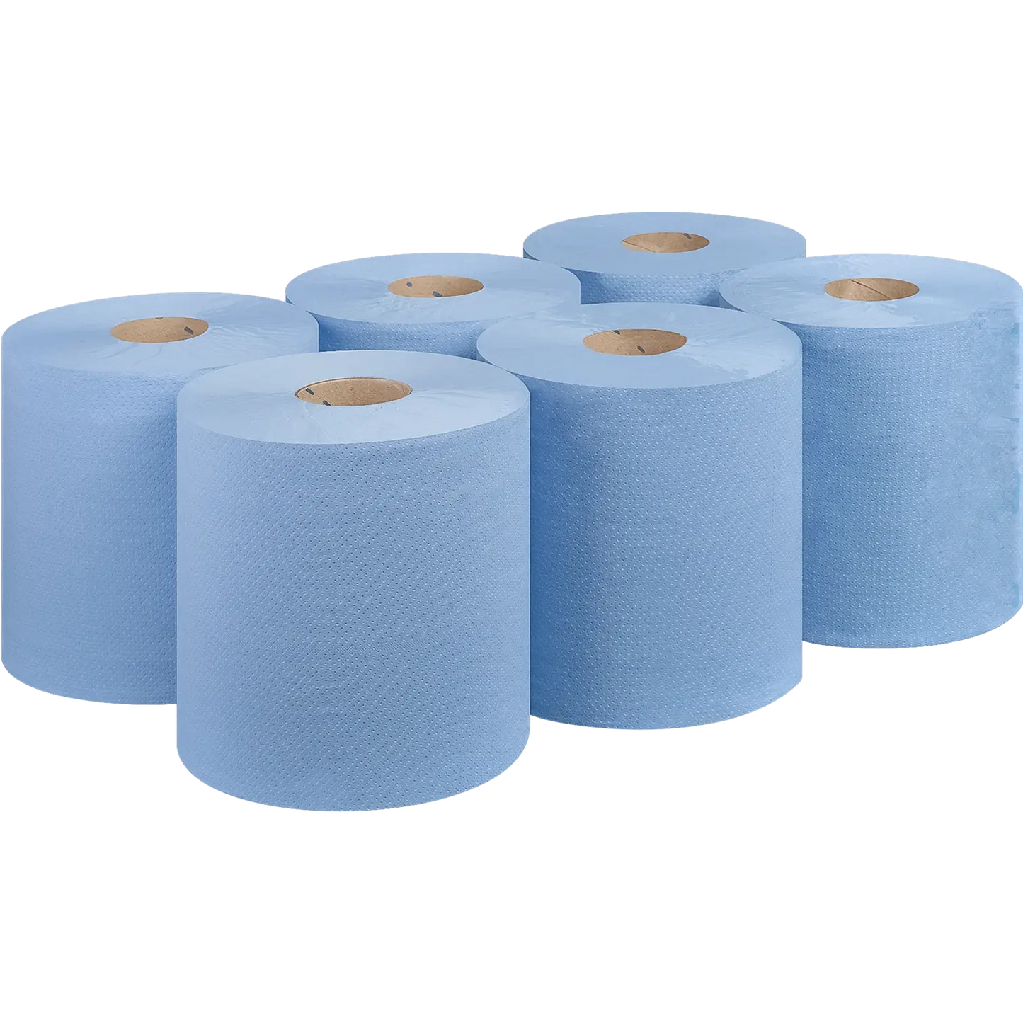 Blue Centrefeed 2ply 300 sheets 60m Pallet Deal (96 Cases of 6 Rolls)