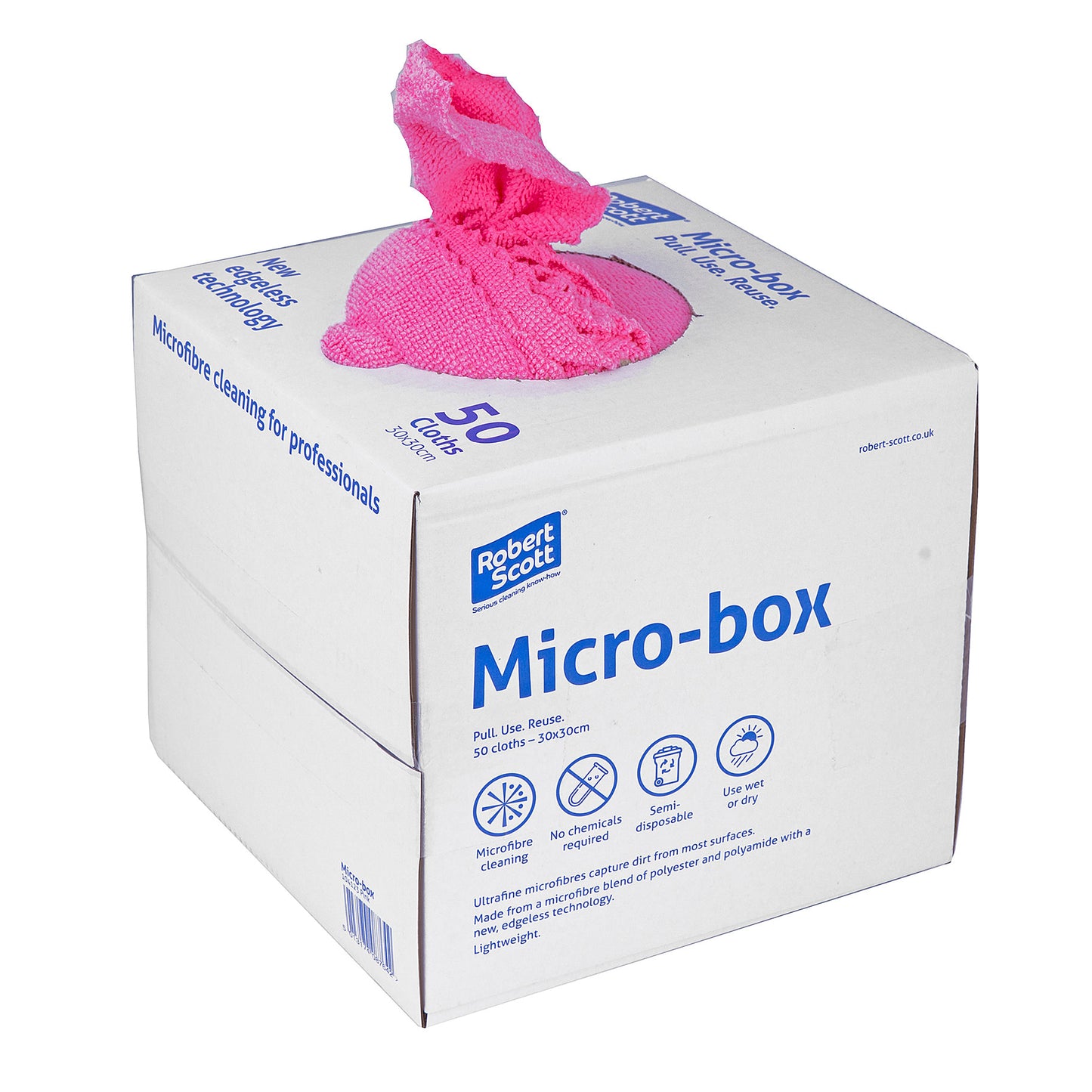 Micro-box Microfibre Cloth (Pack of 50)