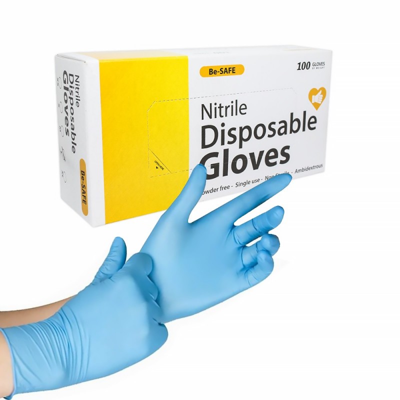 Be Safe Niltrile Gloves