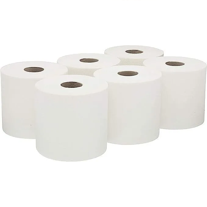 White Centrefeed 2ply 500 sheets 100m 6 Rolls