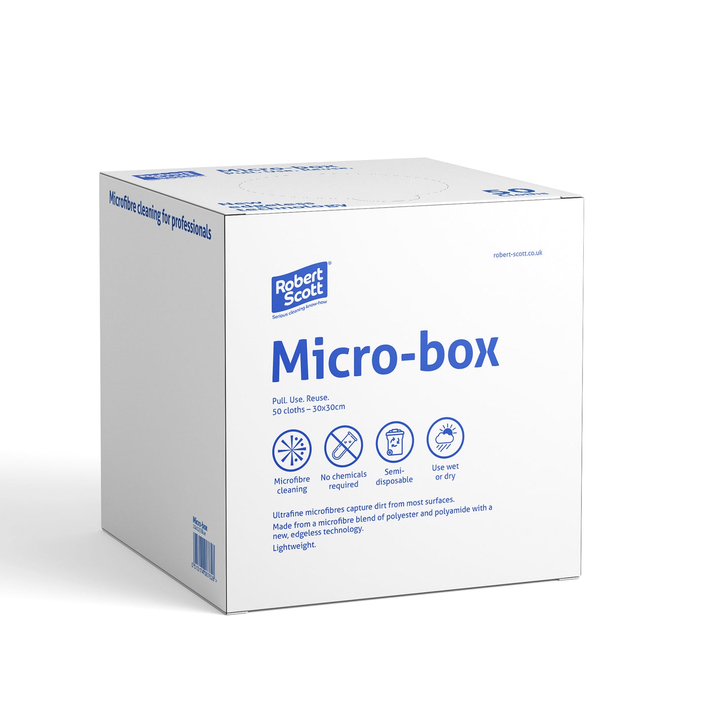 Micro-box Microfibre Cloth (Pack of 50)