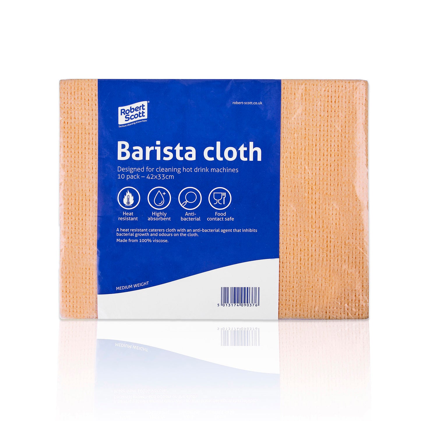 Robert scott barista cloth anti bac pack of ten