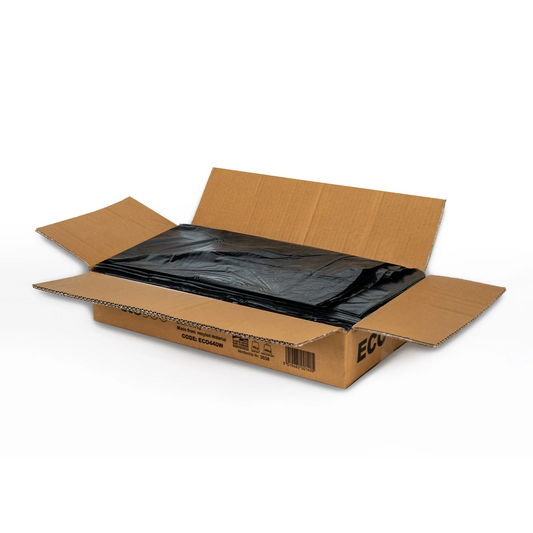 Black Refuse Sacks Bin Bags Heavy Duty 15kg CHSA (18x29x38) 200 Bags