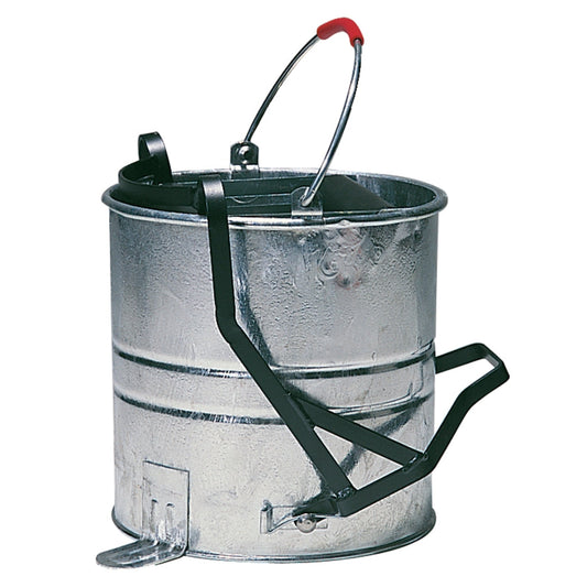 10L Galvanised Bucket & Roller