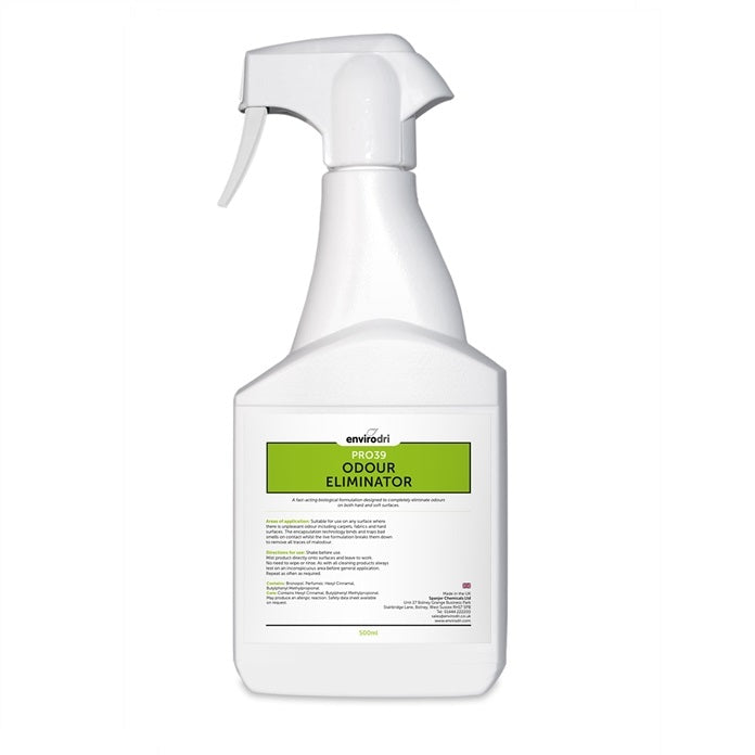 Envirodri Pro 39 Odour Eliminator RTU Sprayer 500ml