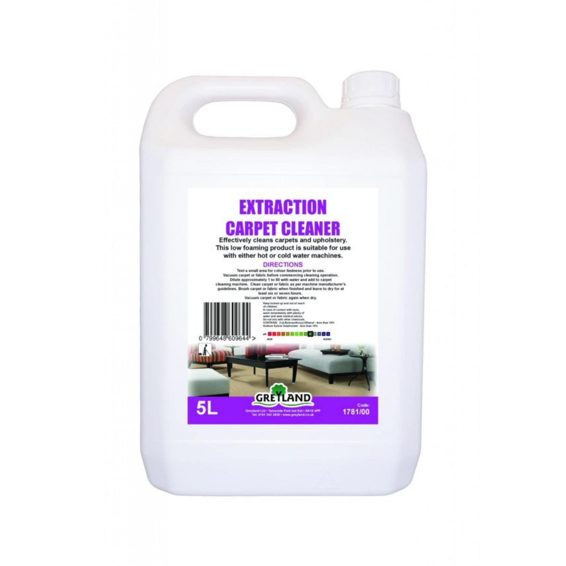 Greyland extraction carpet cleaner five litre