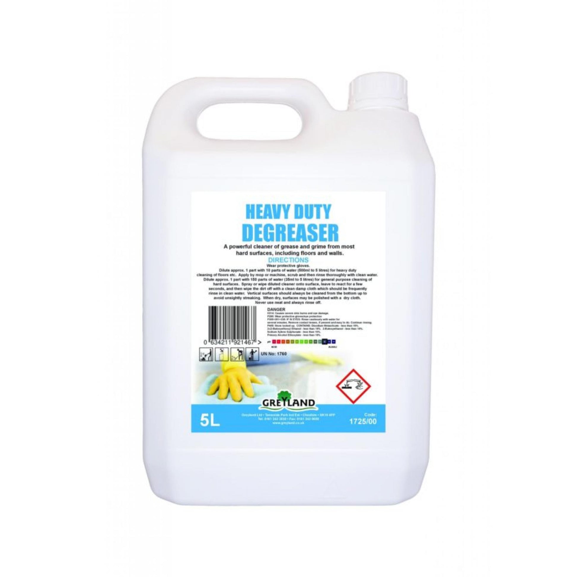 Greyland heavy duty degreaser five litre