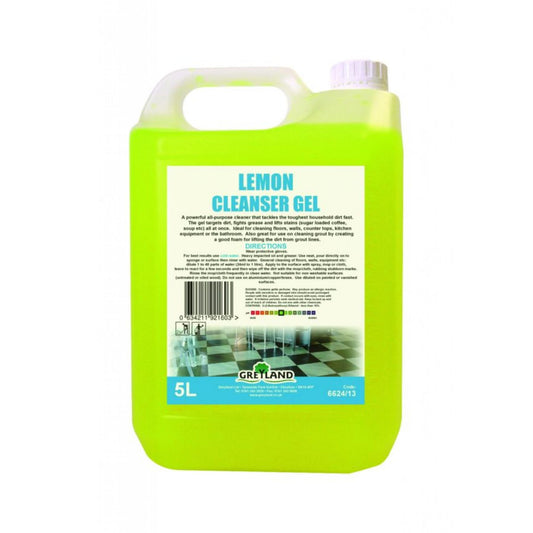 Greyland lemon cleanser gel five litre