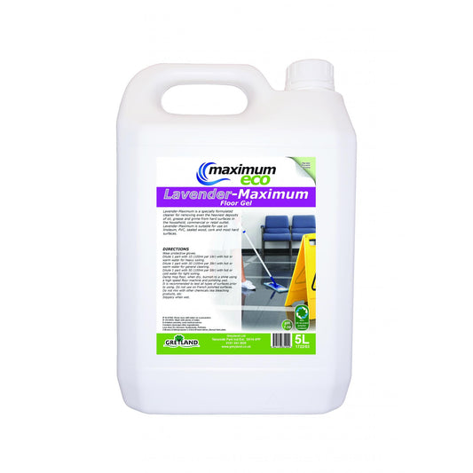 Greyland maximum eco lavender maximum floor gel five litre