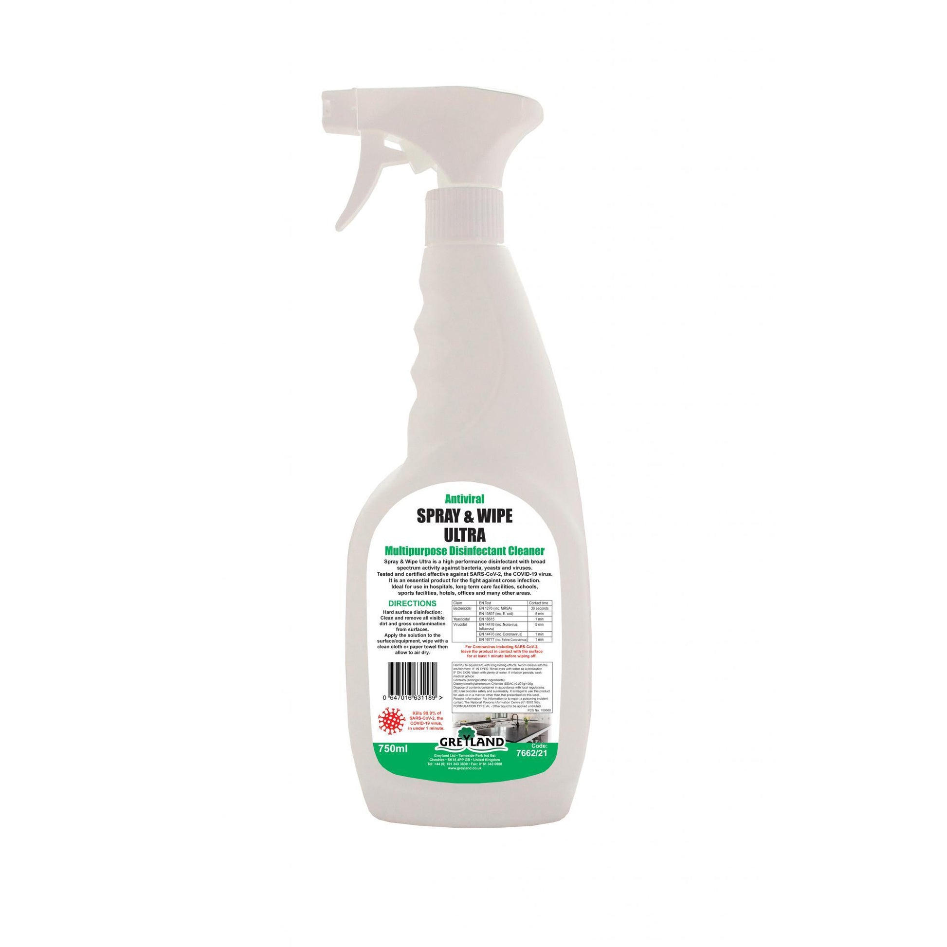 Greyland spray and wipe ultra