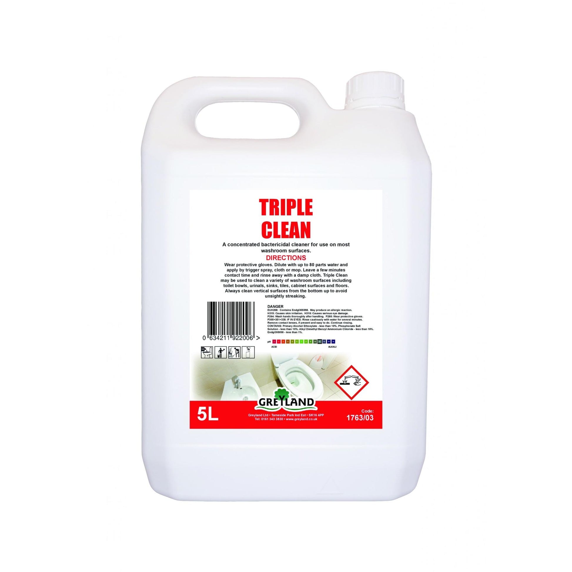 Greyland triple clean five litre