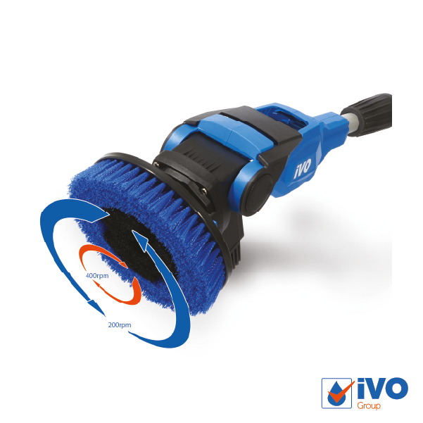 iVO PowerBrush XL 2.0 – Vortex Cleaning Battery Powered Brush