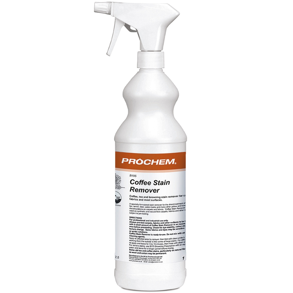 Prochem coffee stain remover one litre