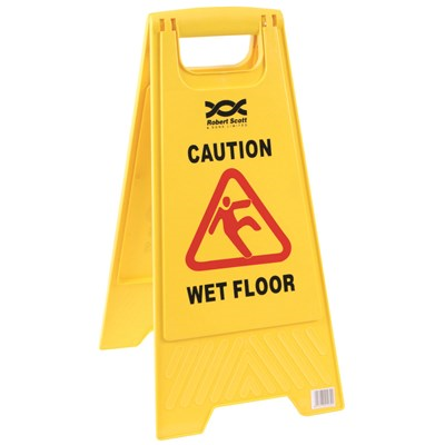 Caution Wet Floor/Clean In Progress Standard Sign